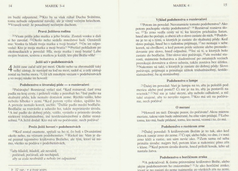 Evanjelium Marka (ekum. preklad)