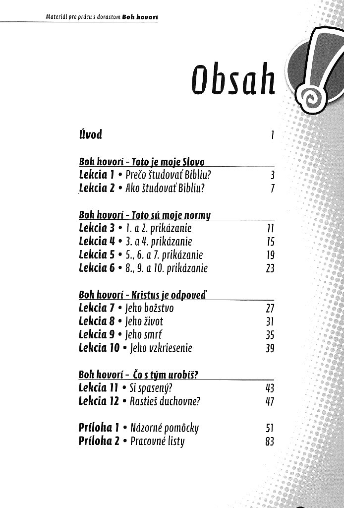 Boh hovorí - 12 tém pre dorast (kniha) + CD s pomôckami