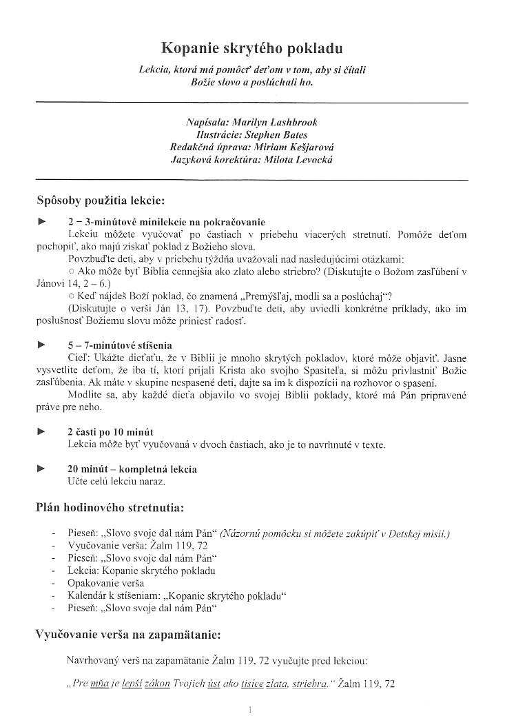 Kopanie skrytého pokladu