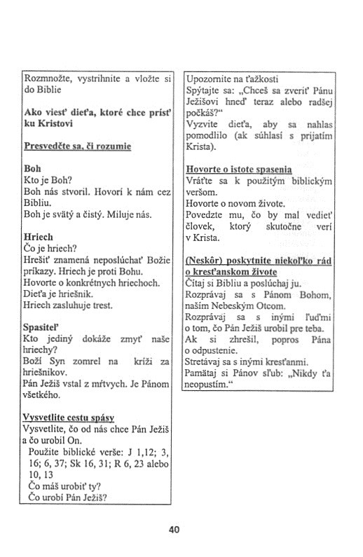 Cirkev Božia rodina - text