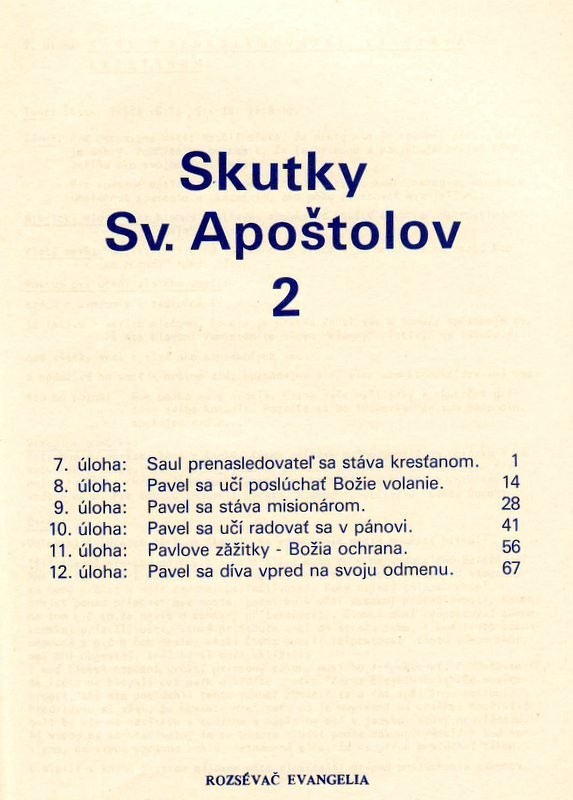 Pavol, Boží služobník (Skutky 2) - text
