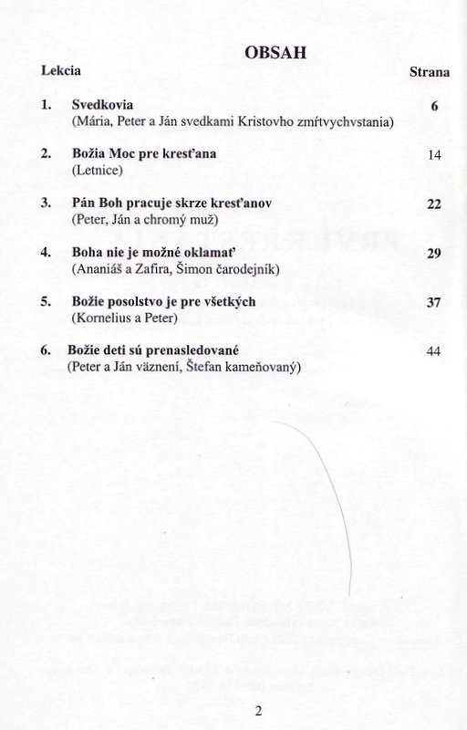 Prví kresťania (Skutky 1) - text