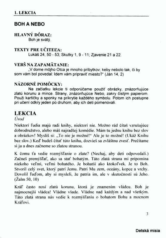 Kniha bez slov - text