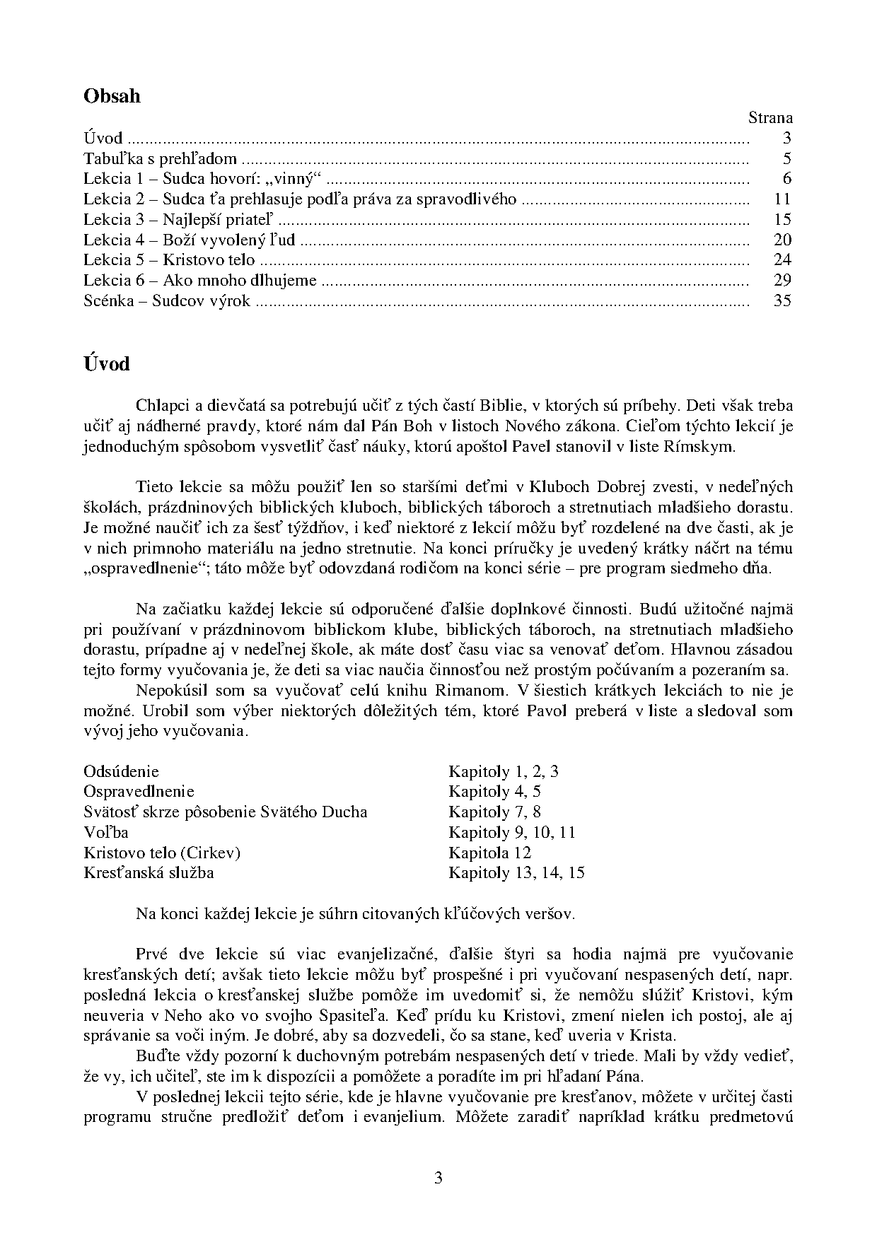 Veľké pravdy v liste Rímskym - text